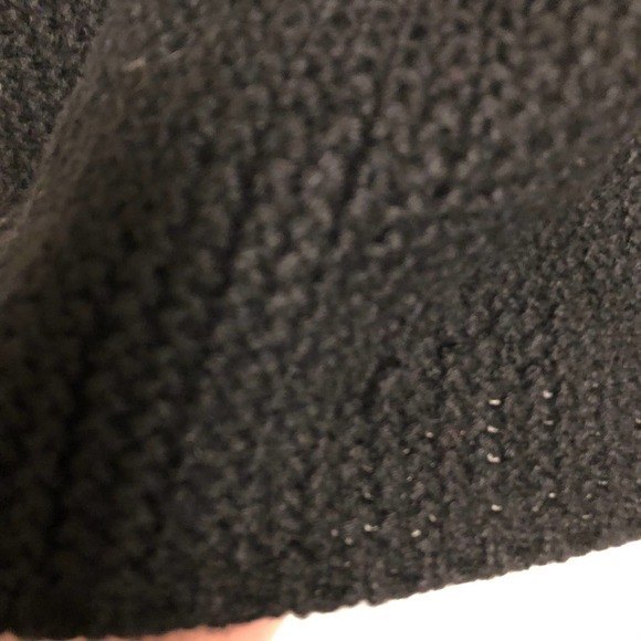 Almost Famous Faux Fur Long Open Front Vest Cow Print Medium M GUC - Picture 8 of 9